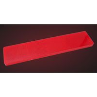 和気産業 リフレクター Reー120 120×25mm レッド Z-36 1セット(10個)（直送品）