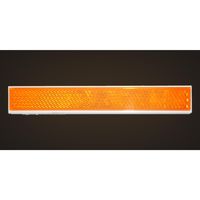 和気産業 リフレクター Reー121 121×18mm オレンジ Z-37 1セット(10個)（直送品）