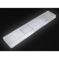 和気産業 リフレクター Reー120 120×25mm クリア Z-35 1セット(10個)（直送品）