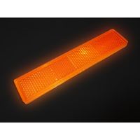 和気産業 リフレクター Reー120 120×25mm オレンジ Z-34 1セット(10個)（直送品）