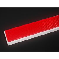 和気産業 リフレクター Reー121 121×18mm レッド Z-39 1セット(10個)（直送品）