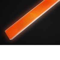 和気産業 リフレクター Reー240 240×18mm オレンジ Z-40 1セット(8個)（直送品）