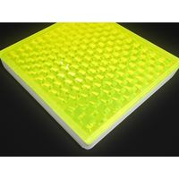 和気産業 リフレクター Sー50 50mm ライム Z-27 1セット(8個)（直送品）