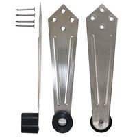 和気産業 ステン上枠戸当 ヘアライン VA-260 1セット(4個)（直送品）