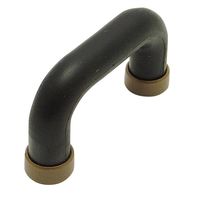 和気産業 ソフトハンドル 40mm 黒 VG-130 1セット(10個)（直送品）