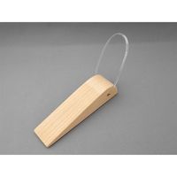 和気産業 木製ドアストッパー 屋内用 スタンダート WJ-53 1セット(8個)（直送品）