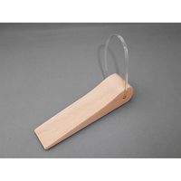 和気産業 木製ドアストッパー 屋内用 薄型 WJ-54 1セット(8個)（直送品）