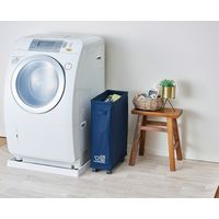 パール金属 ランドリーバスケット 34L ダークブルー N-7891 1個（直送品）