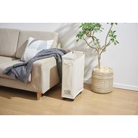 パール金属 ランドリーバスケット 34L ベージュ N-7892 1個