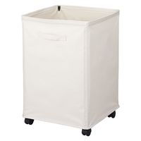 パール金属 ランドリーバスケット 76L ベージュ N-7895 1個