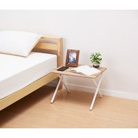 パール金属 フォールディングテーブル ロー ナチュラル N-7929 1個（直送品）