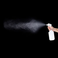 【スプレーボトル】 三宝化成 「現場のチカラ」 キャニオンスプレー 1000ml 白 半透明 1セット（10本）  オリジナル