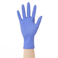 【使いきりニトリル手袋】伊藤忠リーテイルリンク ニトリル使いきり手袋 超厚手 SS 粉なし ブルー 1箱 （100枚入）