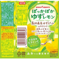 ポッカサッポロフード＆ビバレッジ ぽっかぽかゆずレモン 350ml 1箱（24本入）