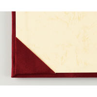 美濃商会 証書ファイル 布 赤 Aタイプ 8221-01 1セット(1冊×2)