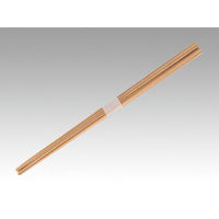 中村 割箸 吉野杉 角箸 白帯巻 100膳セロ巻【weeco】　2500枚(100枚×25) 00393189（直送品）