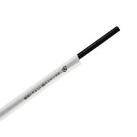 パックスタイル 国産 紙ストロー 6φ×196mm 黒　3000枚(250枚×12) 00696852（直送品）