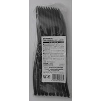 やなぎプロダクツ レンゲスプーン(黒) 1パック(10本入) 30点 JA-045 1セット(30点入)（直送品）