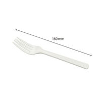 やなぎプロダクツ 紙完封 バイオプラ25 フォーク 100本入【weeco】 30点 Y-331 1セット(30点入)（直送品）