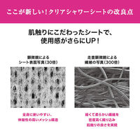 Ag DEO24（エージーデオ24） クリアシャワーシート 大きめサイズ 無香性 30枚入 ファイントゥデイ