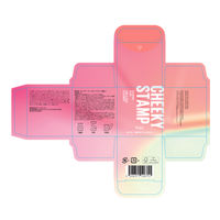 kaja（カジャ）　チーキースタンプ03　オレンジ　サン・スマイル