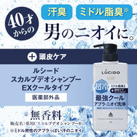 LUCIDO（ルシード）薬用 スカルプデオシャンプー EXクールタイプ 本体 450ml メンズ 男性用 シャンプー マンダム