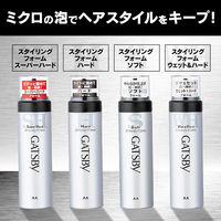 ギャツビー スタイリングフォーム（ウェット＆ハード）185g 1本 整髪料 メンズ 男 マンダム