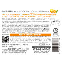 泡の洗顔料 ビタホイップ 本体 300mL シトラスシャワーの香り マックス