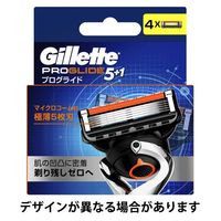 ジレット（Gillette）髭剃り プログライド 5+1 マイクロコーム付 極薄5枚刃 替刃4個入 肌の凹凸に密着＋剃り残しゼロへ