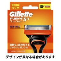 ジレット（Gillette）髭剃り フュージョン 替刃12個入 カミソリ 男性用 P＆G