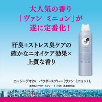 エージーデオ２４　デオドラントスプレー（ヴァン　ミニョン）Ｌ　142g（医薬部外品） 1個