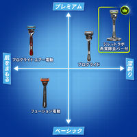ジレット Gillette 髭剃り プログライド エアー 電動タイプ 本体+替刃2個付 替刃 髭剃り カミソリ 男性用 P＆G