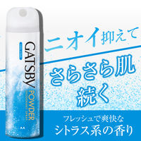 GATSBY（ギャツビー）制汗剤 ボディ用 パウダー デオドラントスプレー クールシトラス 130g マンダム
