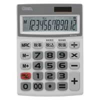 オーム電機 12桁大画面電卓114 07-8879 1個