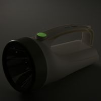 オーム電機 V電池付LED強力ライト 1435B7 08-0926 1個