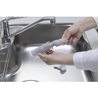 サンコー びっくりフレッシュ 水飲みボトル クリーナー ミニ グレー BA-89 抗菌 日本製 ペット用 給水 掃除 1個（直送品）