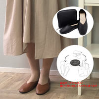 パラデック レ プリエノイエ 携帯スリッポンMキャメルブラウン PLN-2BR 1足