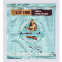 【ドリップコーヒー】10%コナ バニラマカダミア ドリップバッグコーヒー 1個（10杯入）