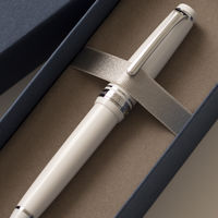 【アウトレット】セーラー万年筆 プロフェッショナルギアスリム銀 万年筆 ホワイト M(中字) 101222410 1本