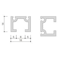 ハイロジック　タキヤ　30シリーズ　C-5A　2000mm　ホワイト　1本（直送品）