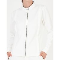 クアルトユナイテッド 光沢バンドカラーシャツ　WHT　S N5044 1点（直送品）