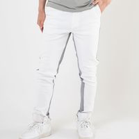 クアルトユナイテッド カットソー＆後ろ布帛切替パンツ　WHT　XL N5079MEN-B 1点（直送品）