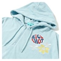 クアルトユナイテッド パイル地半袖パーカー　SAX　M K6005 1点（直送品）