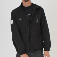 クアルトユナイテッド ポリエステル系シャカシャカアウター(メンズ)　BLK　XL N5057MEN 1点（直送品）