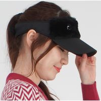 クアルトユナイテッド 切替ファーサンバイザー　BLK　F U8059 1点（直送品）