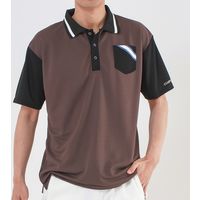 クアルトユナイテッド 配色カノコポロシャツ(メンズ)　BRW　M M3471MEN-B 1点（直送品）