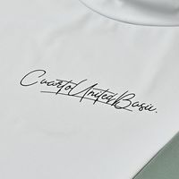 クアルトユナイテッド 配色切替モックネックシャツ　WHT×KHA　XXL N5078MEN-B 1点（直送品）