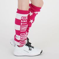 クアルトユナイテッド アシンメトリーニットレッグウォーマー　PIN　F U8056 1点（直送品）