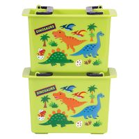 スケーター MBSK1 重ねられるミニバスケット 2P DINOSAURS 588228-MBSK1 1個（直送品）