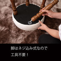 東谷株式会社 ビューグ　スツール　アイボリー　ＢＧＬー２５０ＩＶ 154936 1台（直送品）